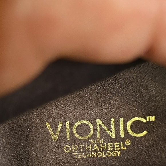 Vionic Leather Dark Brown Ankle Booties - Picture 2 of 15